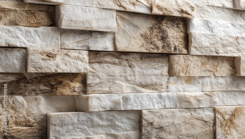 Beige stone wall texture, interior design background