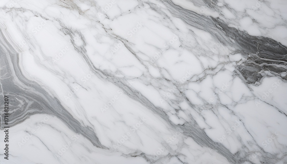 Obraz premium Classic White Marble With Fine Gray Streaks And Natural Stone Texture