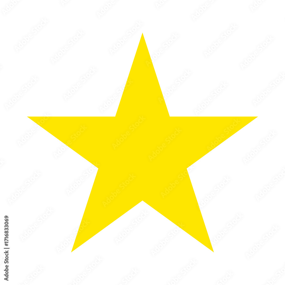 Obraz premium Star icon. Golden star symbol, yellow star sign