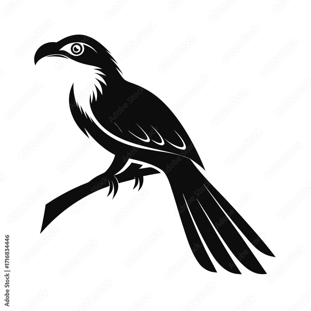 Fototapeta premium Vibrant tropical bird perched gracefully in bright colors