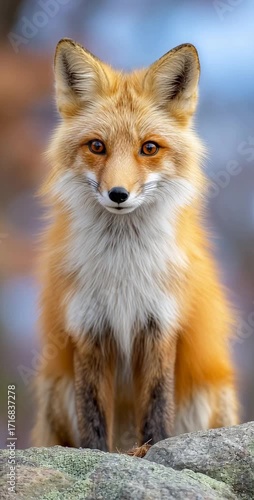 Red fox wildlife video in the woods - carnivorous animal in its natural environment