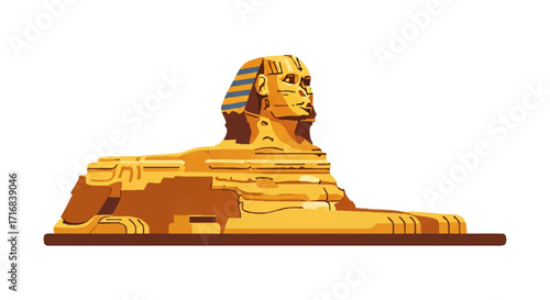 Iconic Great Sphinx of Giza symbol of ancient Egypt's grandeur and mystery