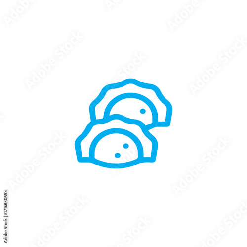 Dumplings Icon Blue