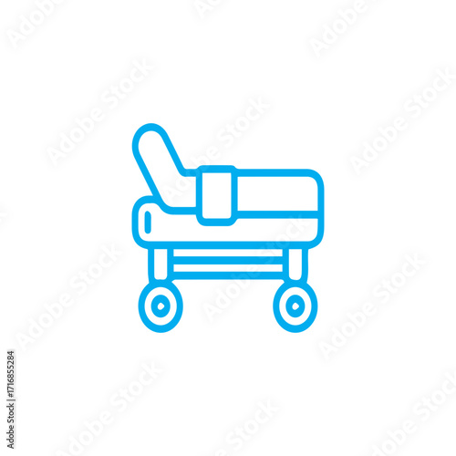 Medical Stretcher Icon