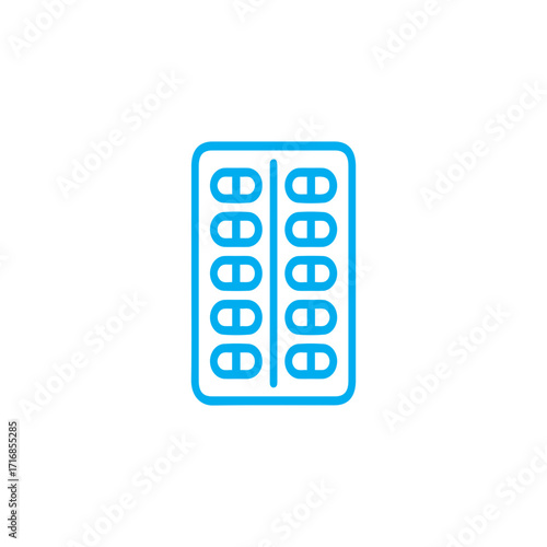 Medication Blister Pack Icon