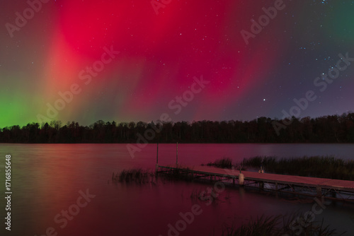 Dazzling Lights over Lake Jean