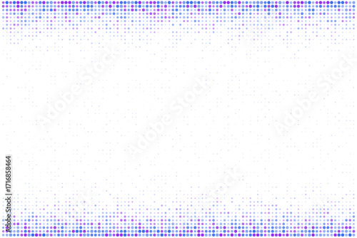 Abstract Digital Hexagon Pattern Background with Blue and Purple Gradient Fading into Dark Space