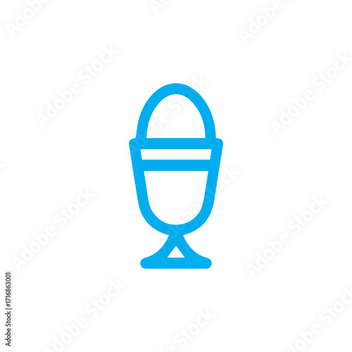 Blue Egg Cup Icon