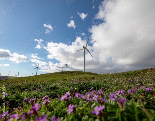 windmill in the field