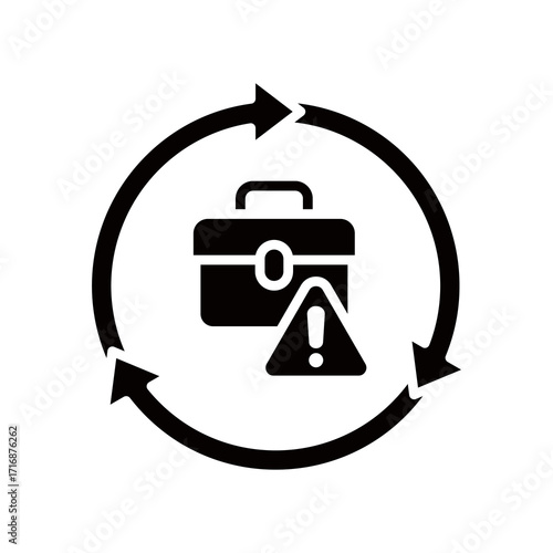Business Continuity glyph icon