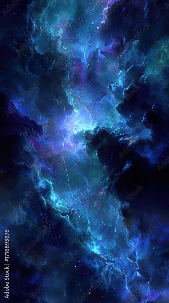 Fototapeta premium Cosmic Nebula In Deep Space