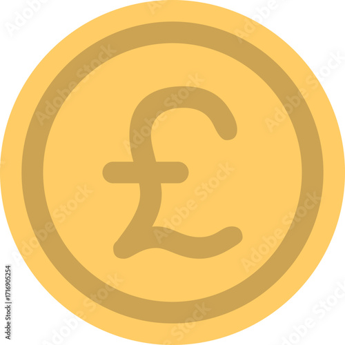 Pound Sterling Coin Icon