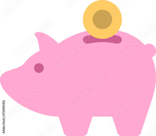 Financial savings concept