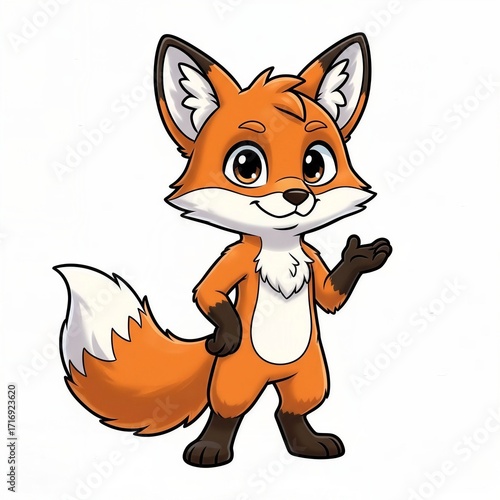 red fox cartoon
