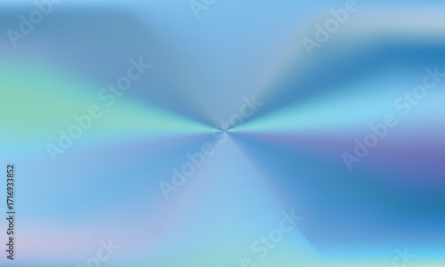 Soft flowing light blue and green waves create a smooth abstract digital background with a curved line pattern