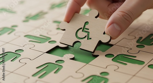 Wallpaper Mural Inclusive Puzzle Piece Represents Diversity and Inclusion Torontodigital.ca