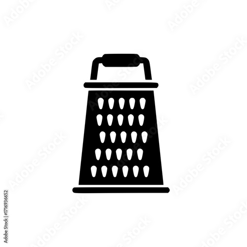 Kitchen Cheese Grater Utensil Silhouette