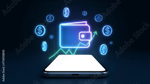 Wallpaper Mural A phone is sitting on a dark background. The phone is white and the background is black Torontodigital.ca