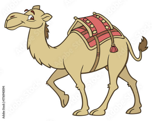 ,i am uploading this typ of image on pngtree typ the most popular 40 keywords in oneline,Camel 2d cartoon vector illustration on white background ... See More