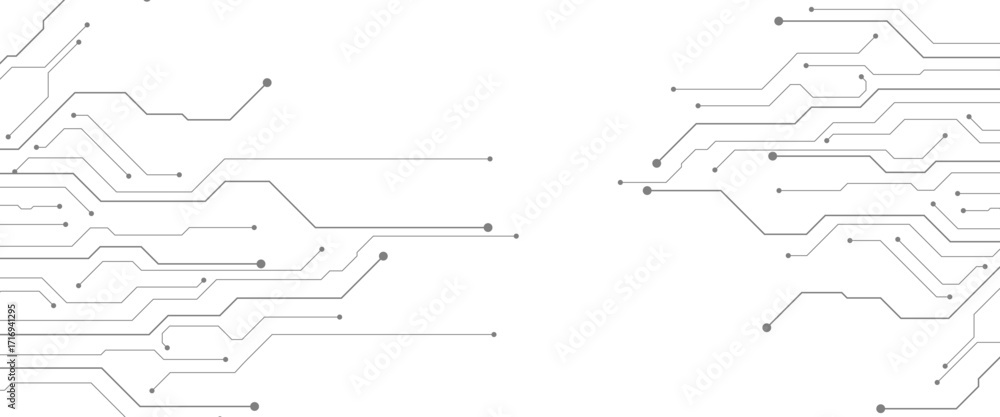 Obraz premium Vector abstract technology background circuit board for web banner background 