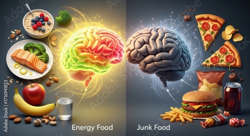 Fueling the Mind: A Visual Exploration of the Impact of Food Choices on Brain Health