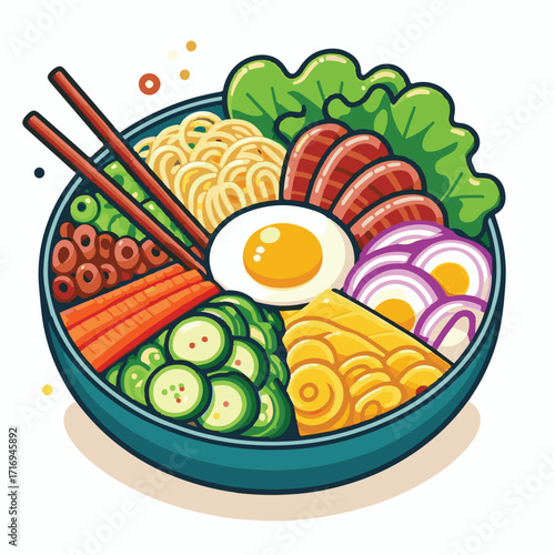 bibimbap, food, asian, delicious, cuisine, dinner, healthy, vegetable, meal, korean food, bowl, cooking, gourmet, egg, korean, rice, beef, lunch, meat, spicy, fresh, carrot, dish, traditional, sauce, 