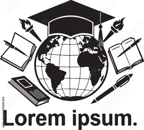 Global education learning concepts symbols