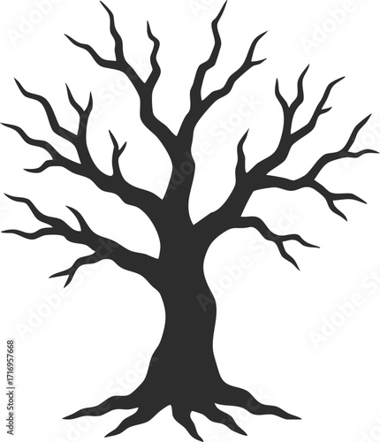 Halloween Spooky Tree Clipart