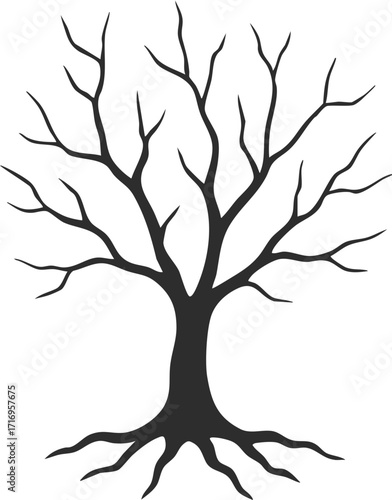 Halloween Spooky Tree Clipart