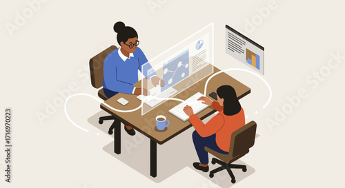 Future-Forward Investing: Clean Vector Art for Millennial & Gen Z Wealth Growth