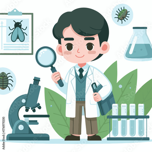 biologist, scientist, woman, research, person, working, science, adult, female, nature, pollution, biology, data, environment, equipment, laboratory, protection, portrait, sample, green, examining, wo