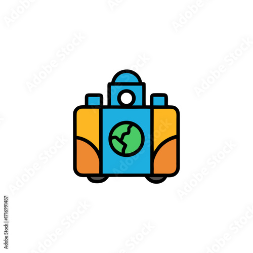 Travel Icon Vector Art Modern Tourism and Adventure Symbols for Creative Projects