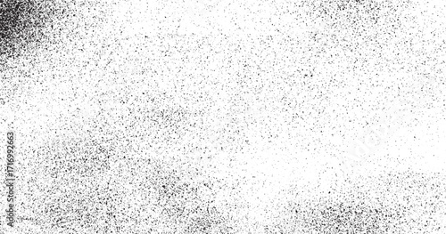 Speckle grain dot white paper noise texture with distress effect vector illustration pattern background.  grunge black sketch texture,Dust and scratches grain texture on white and black  vector illust