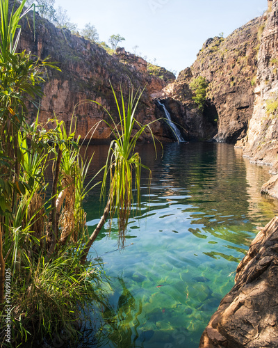 Maguk, natural gorge in the mountains 