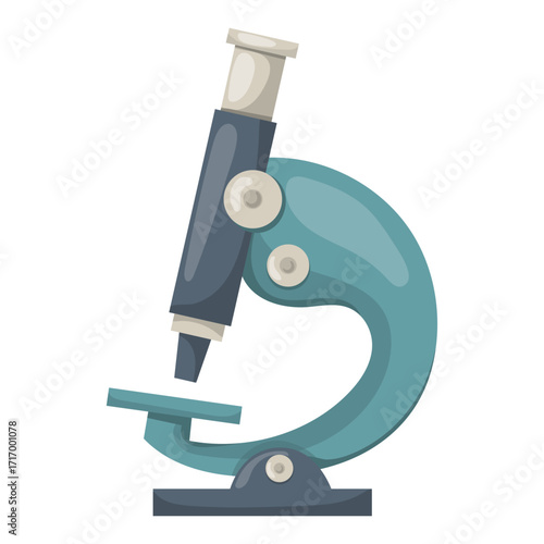 Microscope Illustration Science, Research, Education