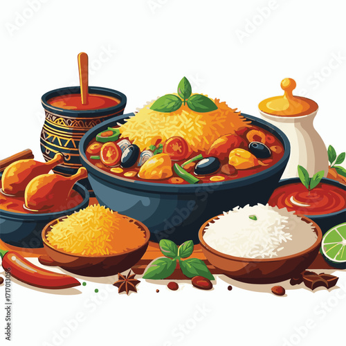 chicken, asian, dinner, spicy, basmati, food, cooked, cuisine, biryani, biriyani, arabic, healthy, dish, rice, background, indian food, indian, india, fresh, lunch, delicious, meal, masala, kabsa, fri
