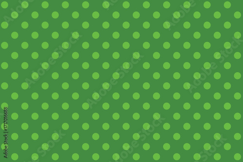 texturised Green colour polka dots pattern over crimson Chartreuse colour useful as a background.