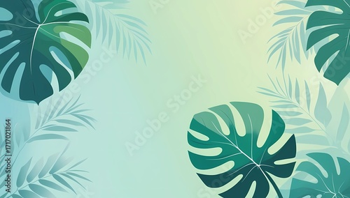 seamless pattern with leaves