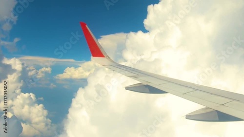 Window view from Flight Landscpe Leh Ladakh mountain and clouds