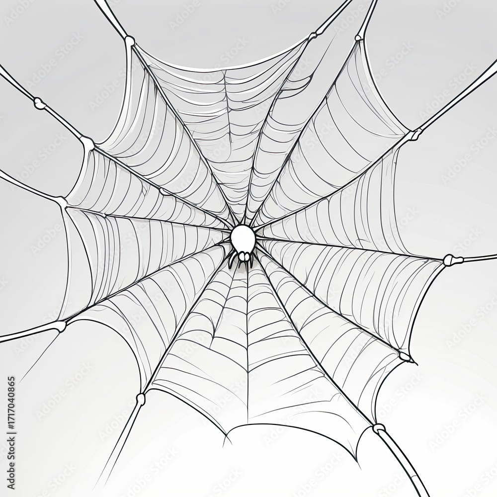 Obraz premium This Spider Web Clip Art Set features spooky and decorative spider webs in a variety of styles, from classic corner webs to creative fantasy designs. Perfect for Halloween themes, classroom activities