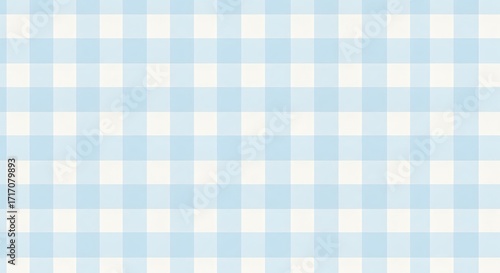 Light blue gingham pattern