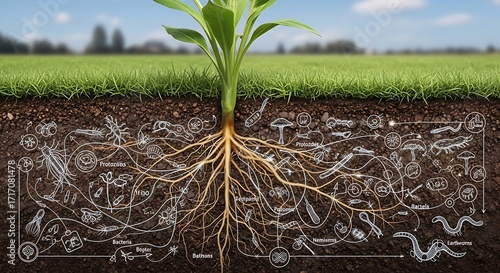 Plant Roots and Soil Ecosystem A Symbiotic Relationship.