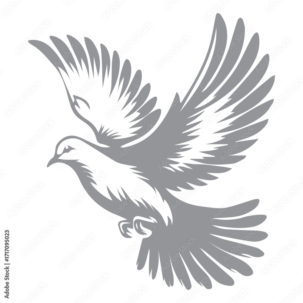 Obraz premium Flying dove