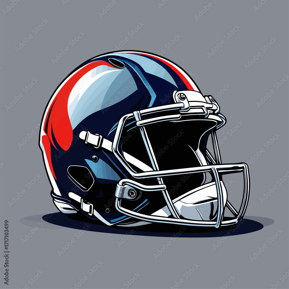 Fototapeta premium american football helmet vector