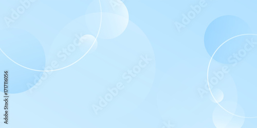 Abstract background gradient soft light blue bokeh for Graphic Business background hitech technology simple abstract