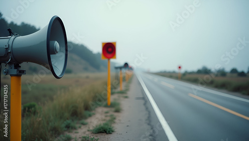 Coastal Community Emergency Preparedness: Testing Warning Siren System with Loudspeakers for Effective Alerts During Drills