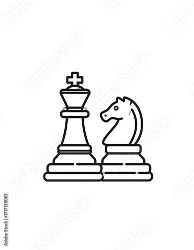 Chess Pieces Strategy.
