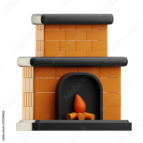 Cozy fireplace model ideal for home decor, interior design, and lifestyle content promoting warmth and comfort.