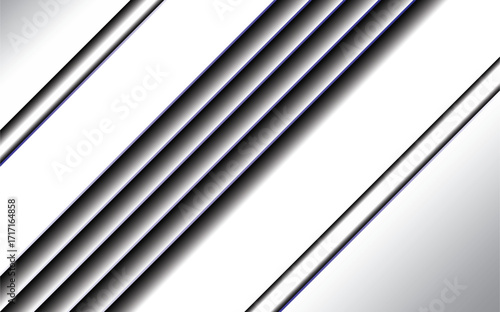 Black and White Diagonal Stripe Abstract Background. Clean abstract black and white background with bold diagonal stripe effect. Suitable for modern layouts, business templates, digital designs, etc.