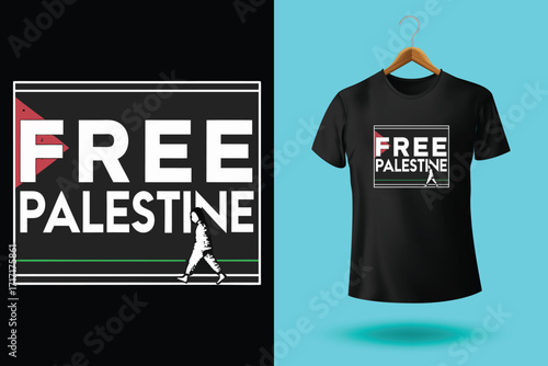 Palestine watermelon, map and olives with Arabic and English calligraphy vector, T-shirt design